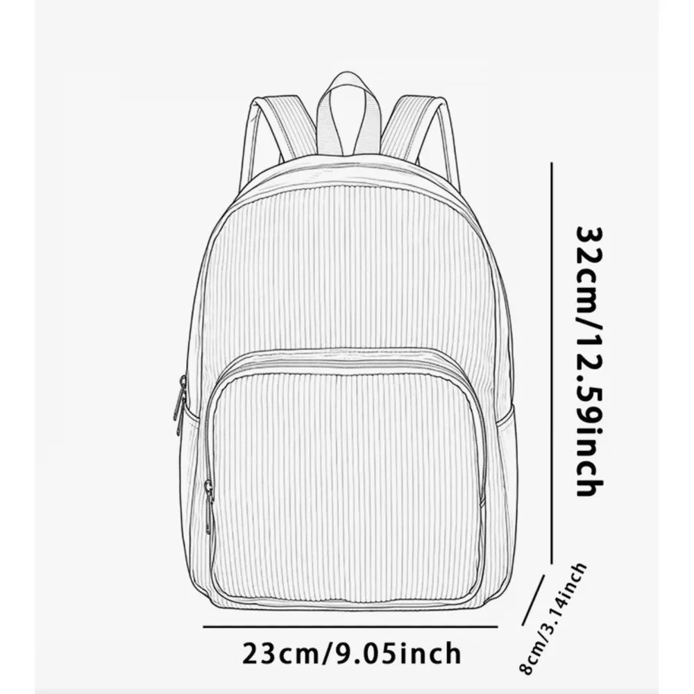 Ghost Cat Reading Pattern + 2D Printed Backpack New